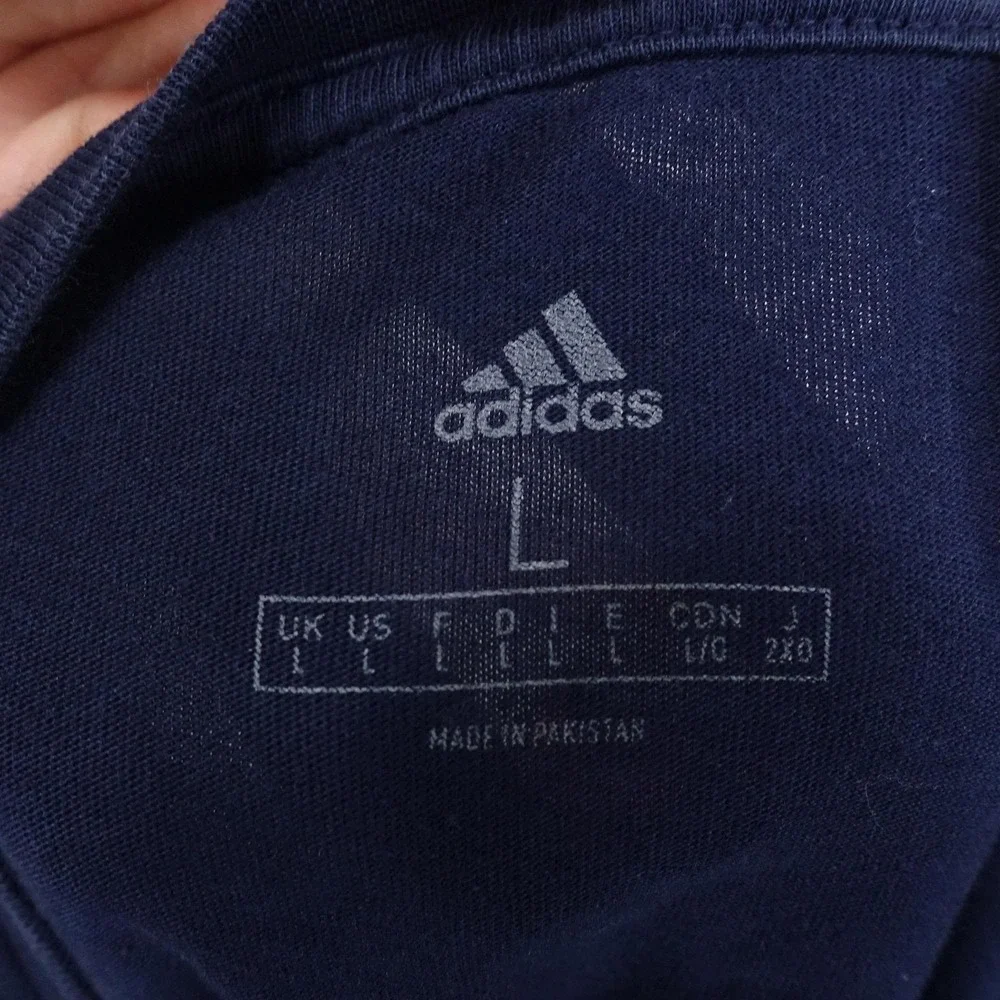 Adidas Shirt Mens L Blue FIFA World‎ Cup Russia 2018 Soccer Graphic Tee T-Shirt